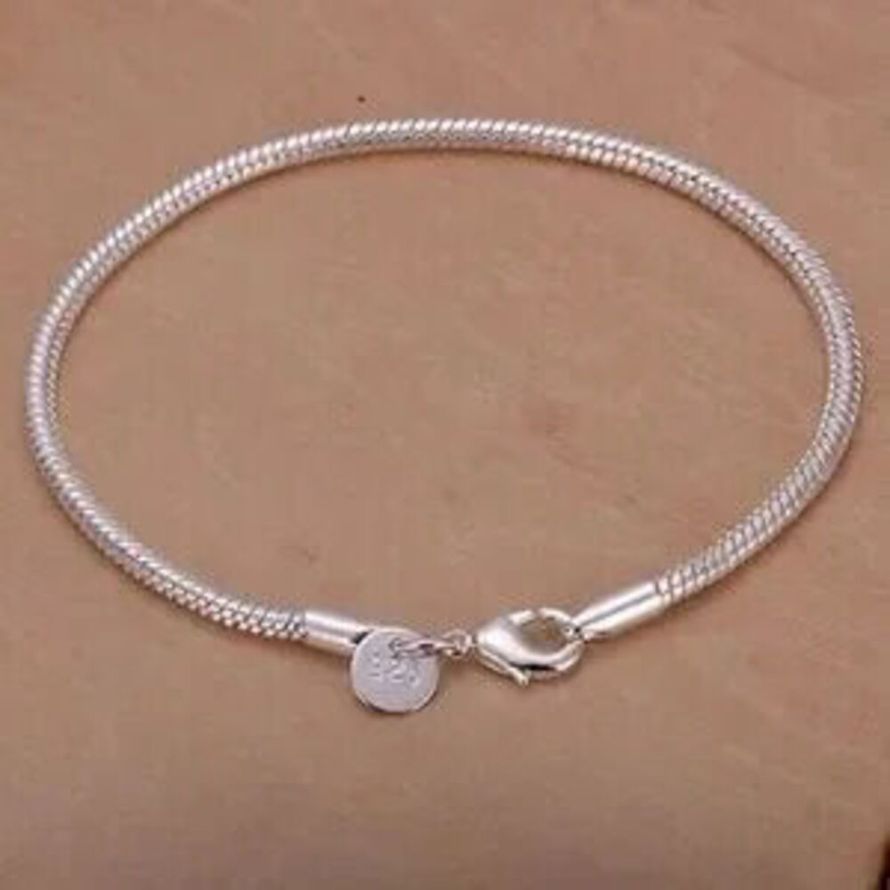 Sterling Silver Snake Bracelet
